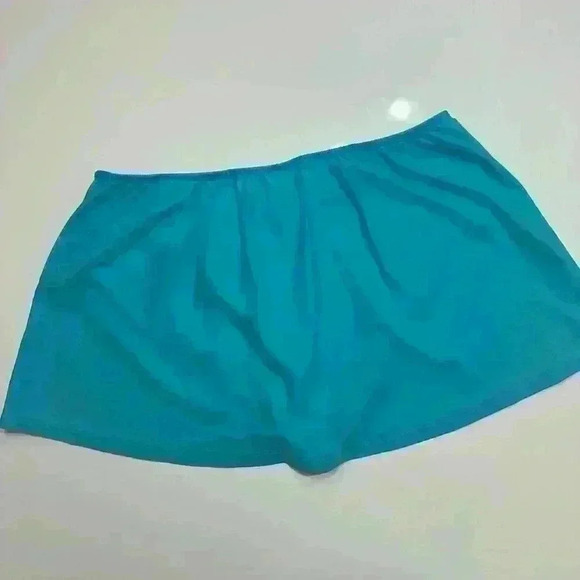 Island Escape 2XL Caribbean Blue Swim Skirt Item# 2X - Picture 3 of 5